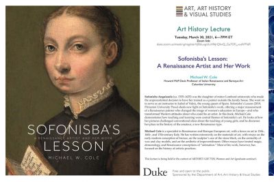 Sofonisba’s Lesson:  A Renaissance Artist and Her Work